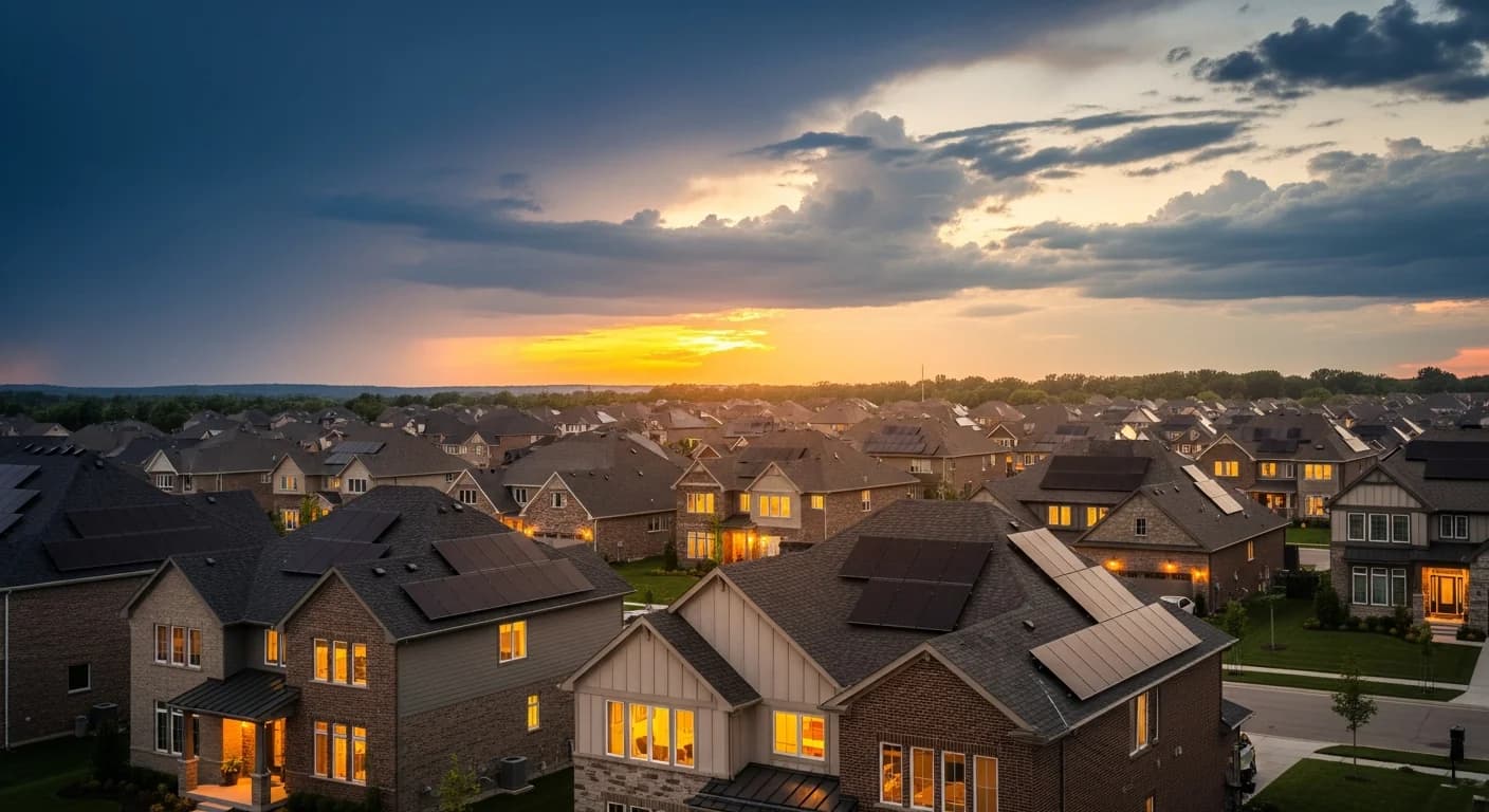 Comparison of home battery backup, solar storage, and a standby generator outside a residential home