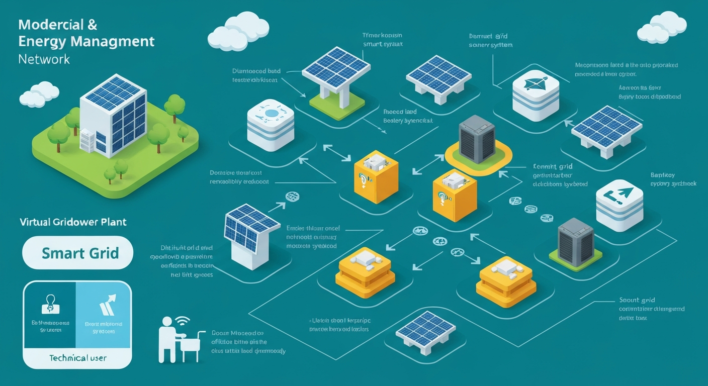 Virtual power plant diagram