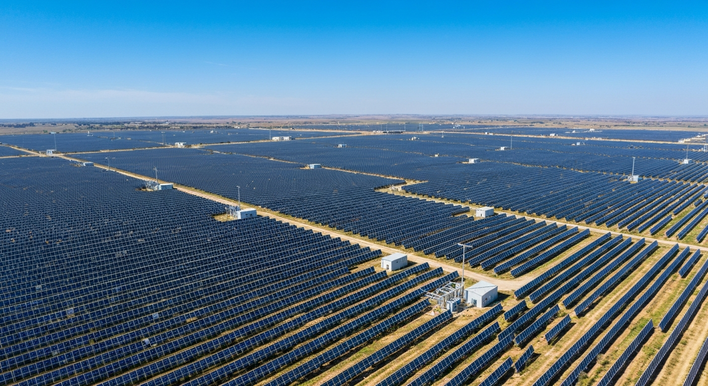 Solar energy power plant